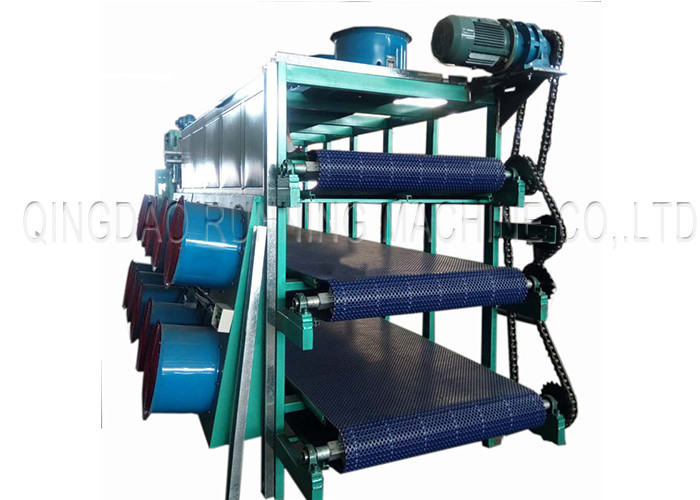 Low Noise Rubber Batch Off Machine , Conveyor Belt Cooling System