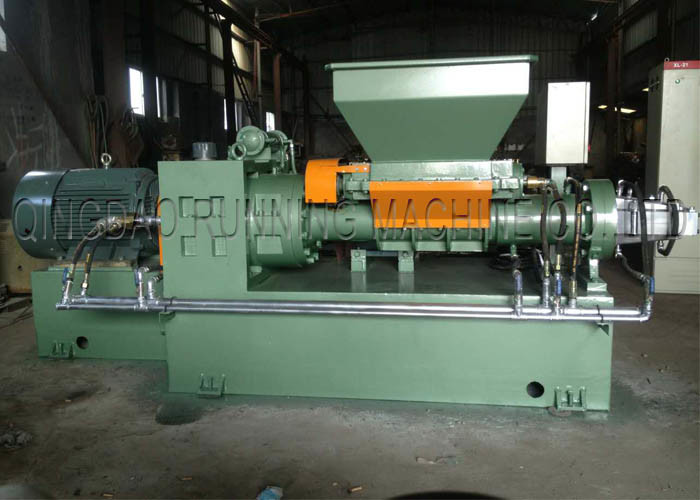 75kw Driving Motor 900kg/h Rubber Strainer Machine with Force Feeding