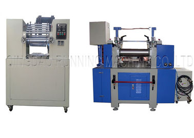 High Efficiency Lab Two Roll Mill Machine Open Type 2 Year Quality Guarantee