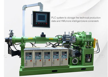 Hydraulically Operated Cold Feed Extruder Machine , Silicone Extrusion Equipment