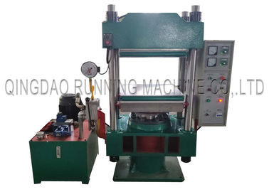 Steel Bonded Hydraulic Rubber Moulding Machine Manual Control 100T With 600 * 600mm Heating Plates