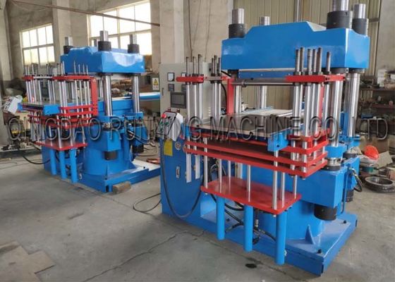 Platen Rubber Seals Hydraulic Vulcanizing Press Machine 250T 642*600mm