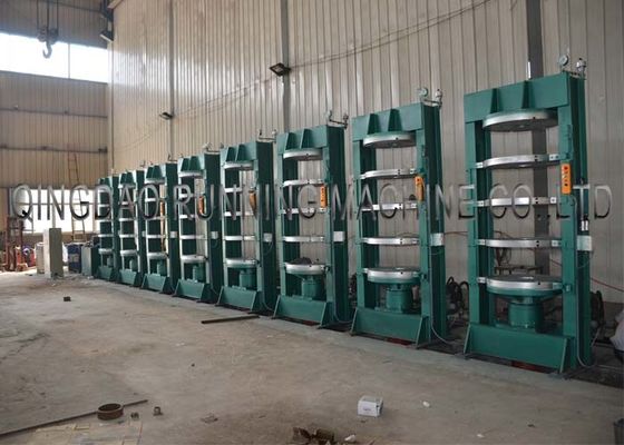 Motorcycle / Bicycle Tires Hydraulic Curing Press Multi Layer 800mm Platen