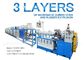 3 Layers Rubber Extrusion Line , Rubber Vulcanization Equipment For Silicone Rubber Profile