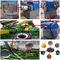 Semi Auto Rubber Tyre Recycling Machine / Rubber Tire Shredder ISO Certification