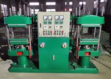 2.2kw * 2 Double Working Station Rubber Vulcanizing Molding Press Machine With Relay Automatic Control